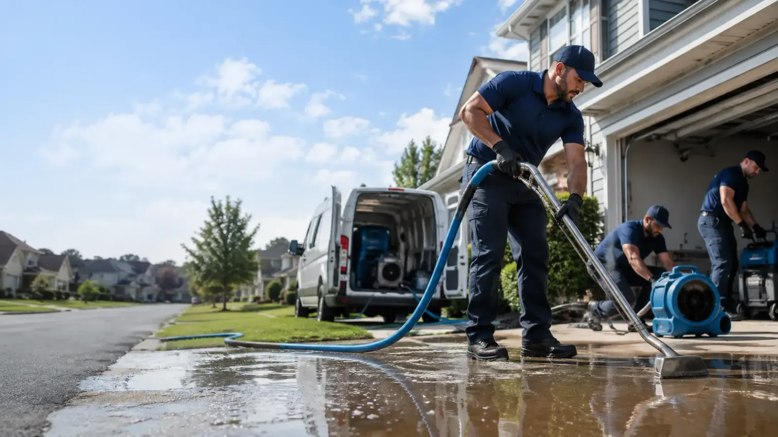 Flood Damage Restoration in Burnside, IA